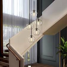 3-Light LED Pendant Chandelier with Adjustable Height