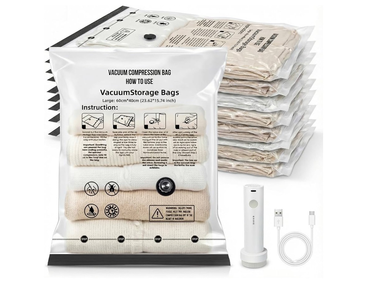 Mezambo Vacuum Storage Bags for Travel