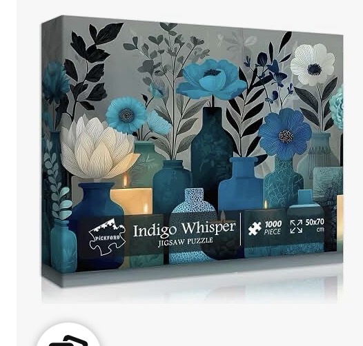 Pickforu Indigo Whisper 1000 Piece Jigsaw Puzzle
