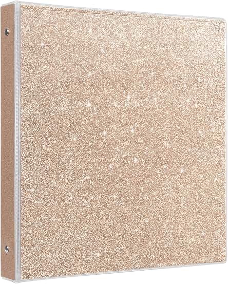 EYROZILL Letter Size 3-Ring 1-inch Round Ring Binder - Tulip