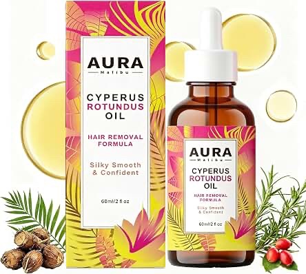 Aura Malibu Cyperus Rotundus Oil Hair Removal Formula
