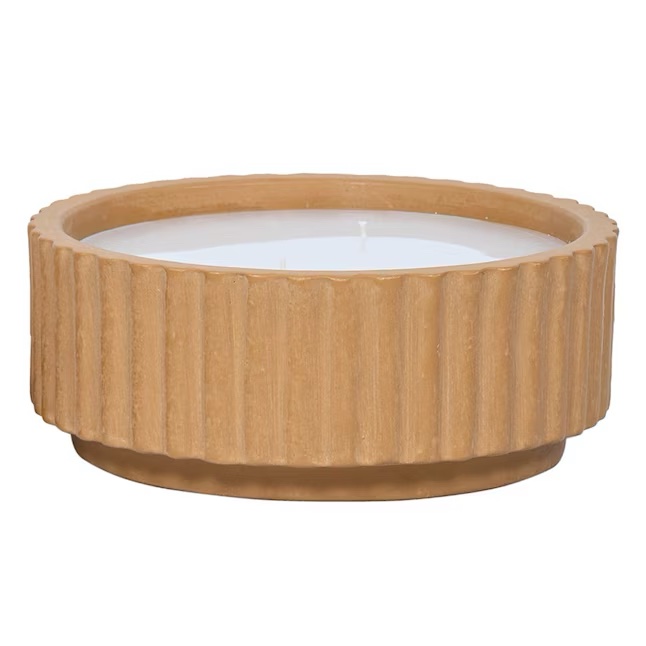Sunny Candle 21-oz Large Scented Candle in Terra Cotta Bowl