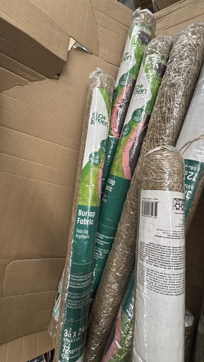 STC Green Burlap Fabric for Erosion Control and Plant Protection