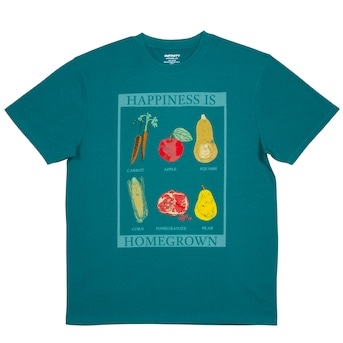 Size LARGE Infinity Apparel Co. Women's 'Happiness is Homegrown' Graphic Tee