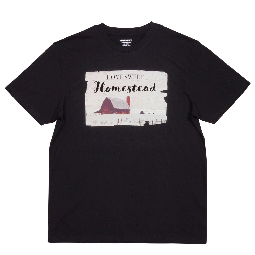 Infinity Apparel Co. Women's Tee Unisex Sizing Homestead Graphic Shirt