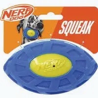 Nerf Dog Micro Squeaker Football Dog Toy