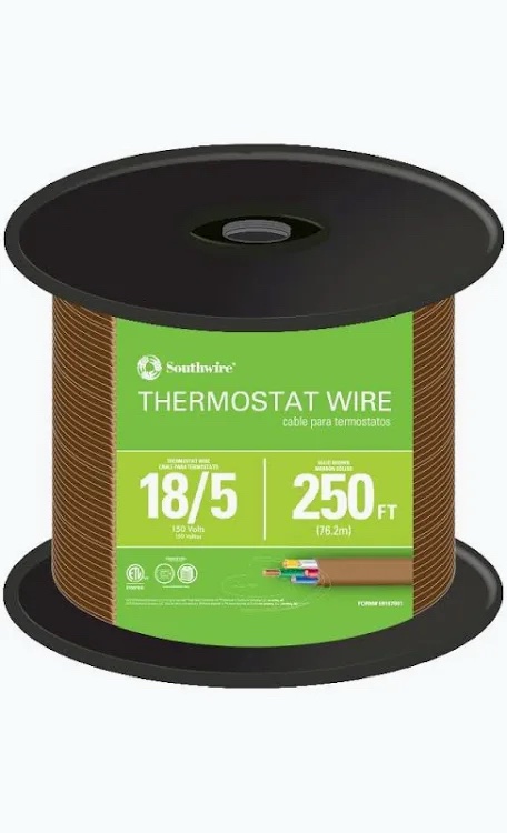 18/5 Thermostat Wire, 250ft Spool
