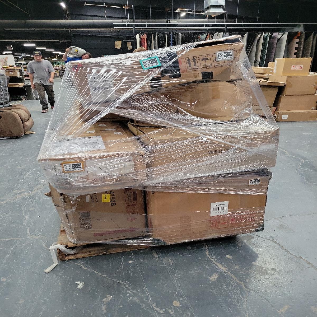 Miscellaneous pallet have to take whole pallet