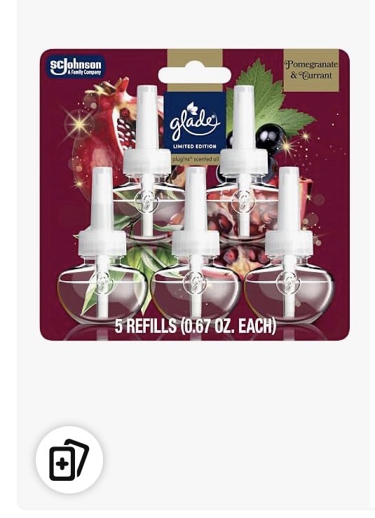 Glade Plugins Scented Oil Refills - Pomegranate & Currant - 5 Count