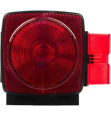 Hopkins Towing Solutions River-Side 7-Function Tail/Turn Light for Trailers Under 80" Wide with License Plate Illuminator - Driver Side (BW83)