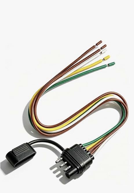 4 Flat Y-Harness Trailer Wiring Connector