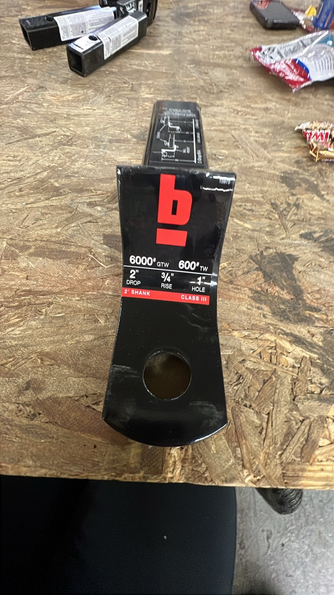 Bulldog Hitch Class III Ball Mount 2-Inch Receiver