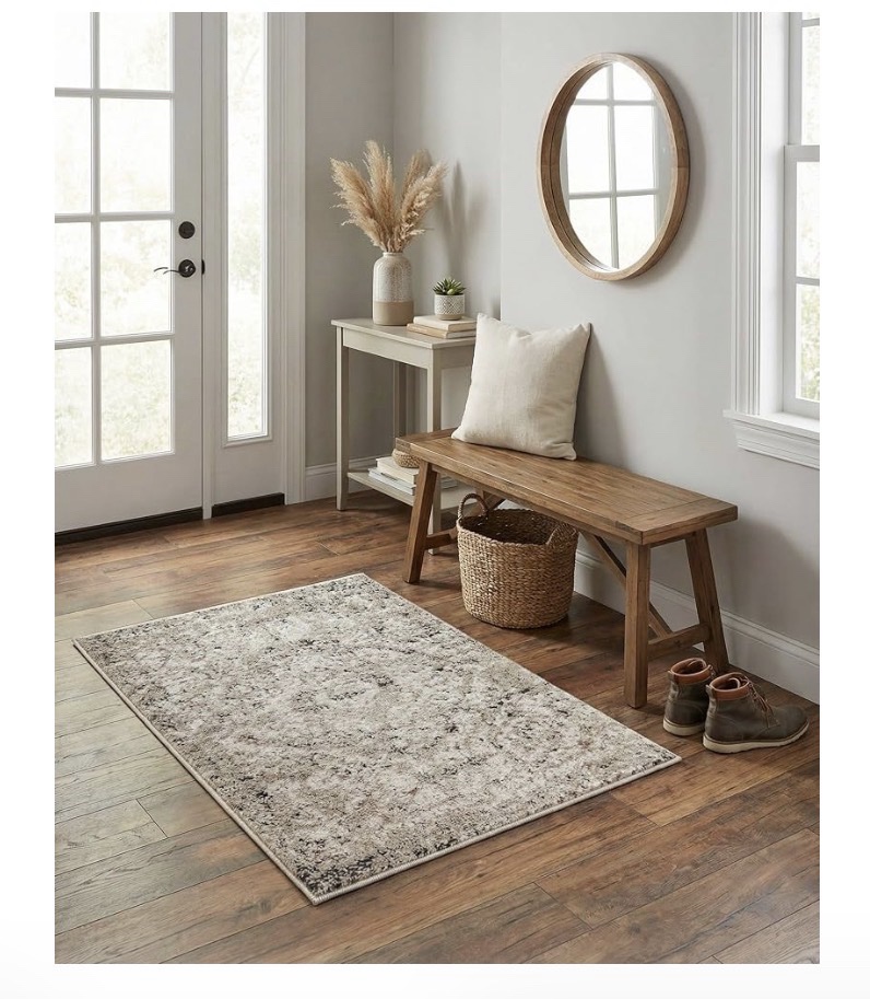 Leander 2 Area Rug - Beige-Gray, 5'2" x 7'2"