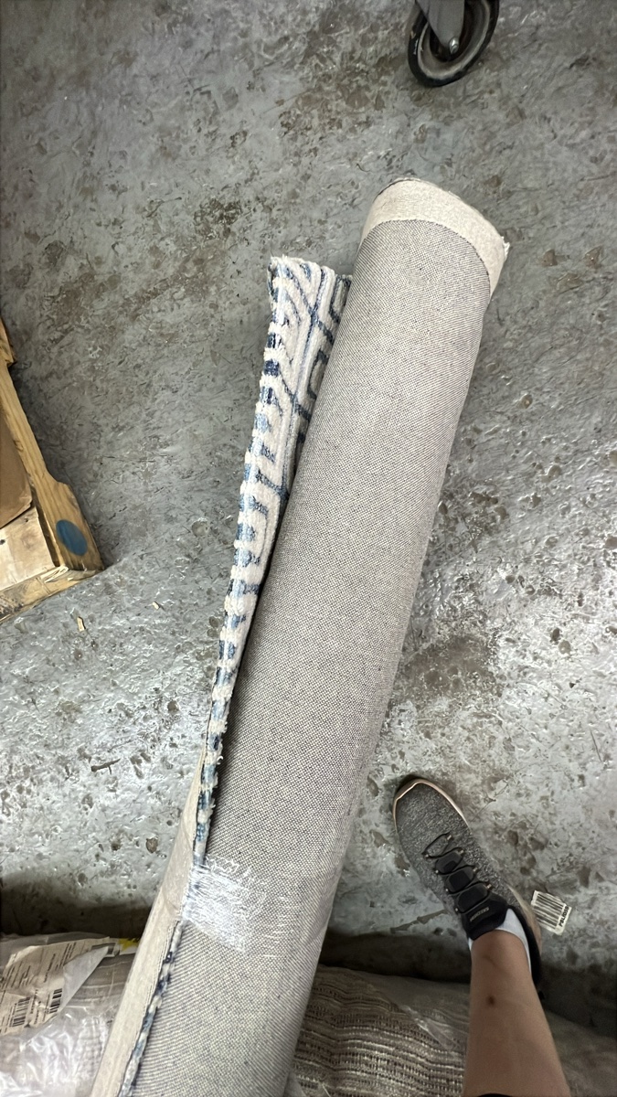 Mirrored Paths Area Rug or Carpet Roll 7X10