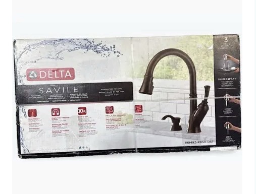 Delta Savile Pull-Down Kitchen Faucet with ShieldSpray Technology