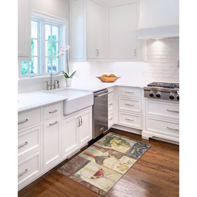 Style Selections 20-in x 36-in Wine Themed Anti-Fatigue Mat