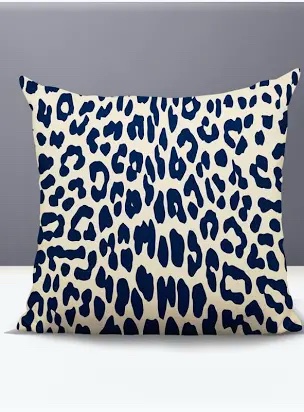 Franki Zebra Print Indoor/Outdoor Reversible Pillow