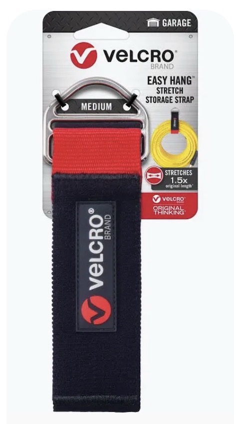 VELCRO Brand Easy Hang Stretch Storage Strap
