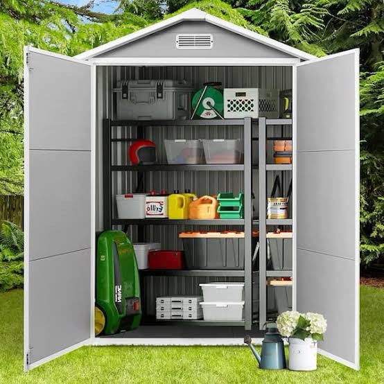 6 Ft. W X 4 Ft. D Resin Storage Shed, Box 2 Of 2