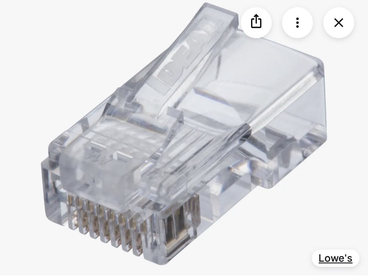 IDEAL CAT5e/RJ-45 Modular Plugs, 50-Pack