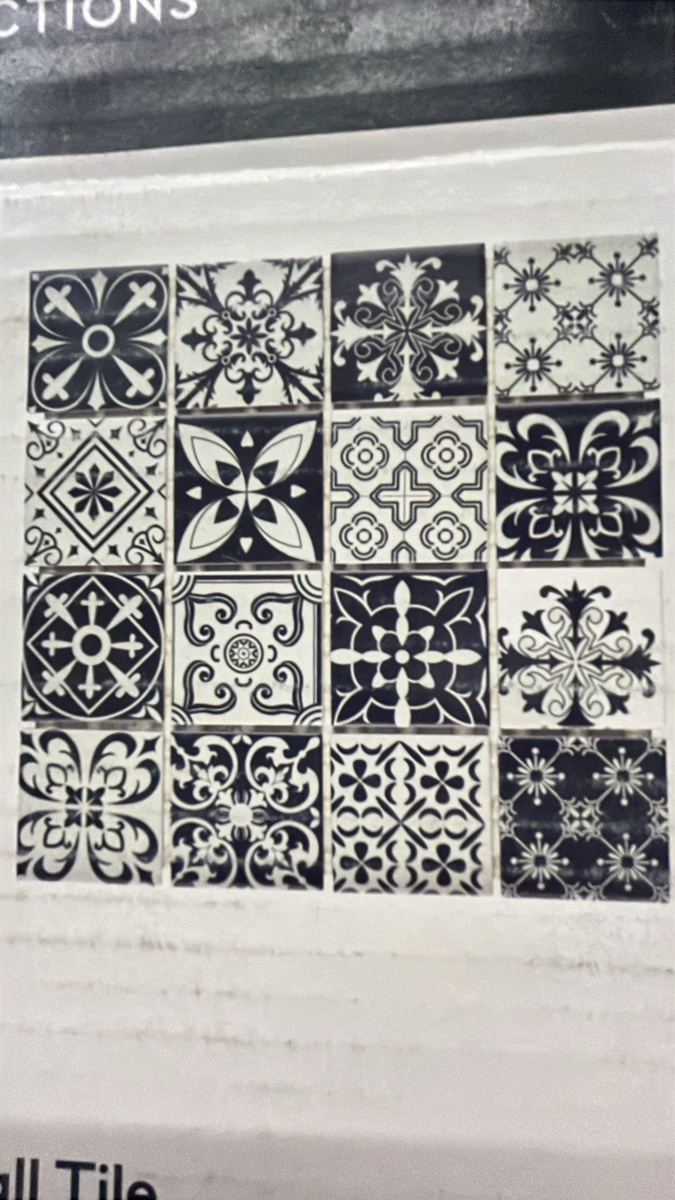 Style Selections Vitascape Midnight Ceramic Mosaic Wall Tile