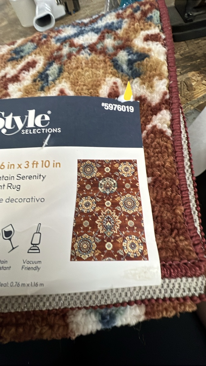 Style Selections Mountain Serenity Accent Rug 2 ft 6 in x 3 ft 10 in