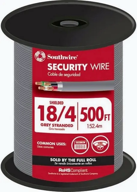 Southwire 18 AWG 4-Conductor Underground Low Energy Circuit Cable (500 ft)