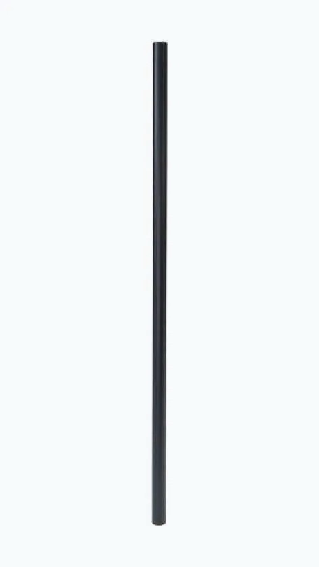 Reliabilt 26-in Round Steel Railing Balusters, Black Finish, 10-Pack