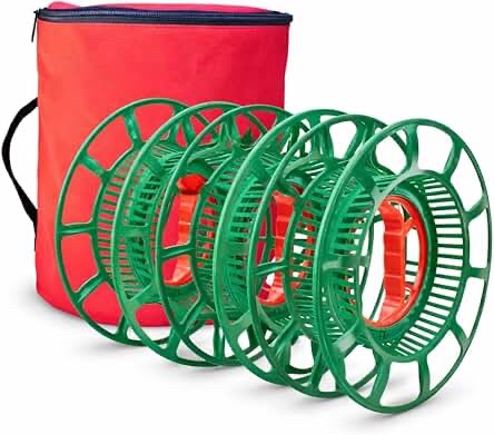 Holiday Living 4-Count Light-Storage Reels with Bag