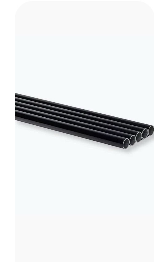 Reliabilt 26-in Round Steel Railing Balusters - Black, 10 ct