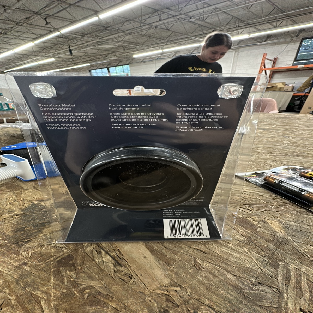 KOHLER Disposal Flange - Matte Black