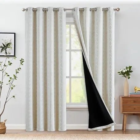 Ayani Polyester Blackout Boho Bedroom Curtain Pair