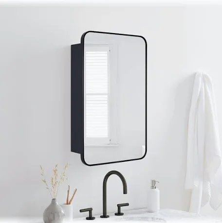 Garnes Recessed or Surface Mount Framed Medicine Cabinet