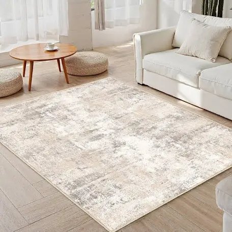 Elroy Modern Abstract Machine Washable Area Rug