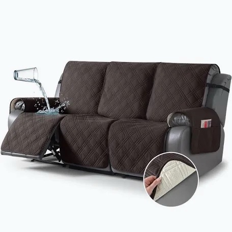 TAOCOCO Waterproof Recliner Sofa Cover - 3 Seater