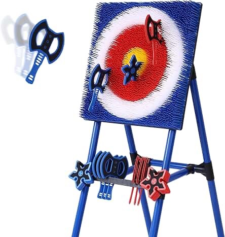 Axe Throw Throwing Target Set with Integrated Storage