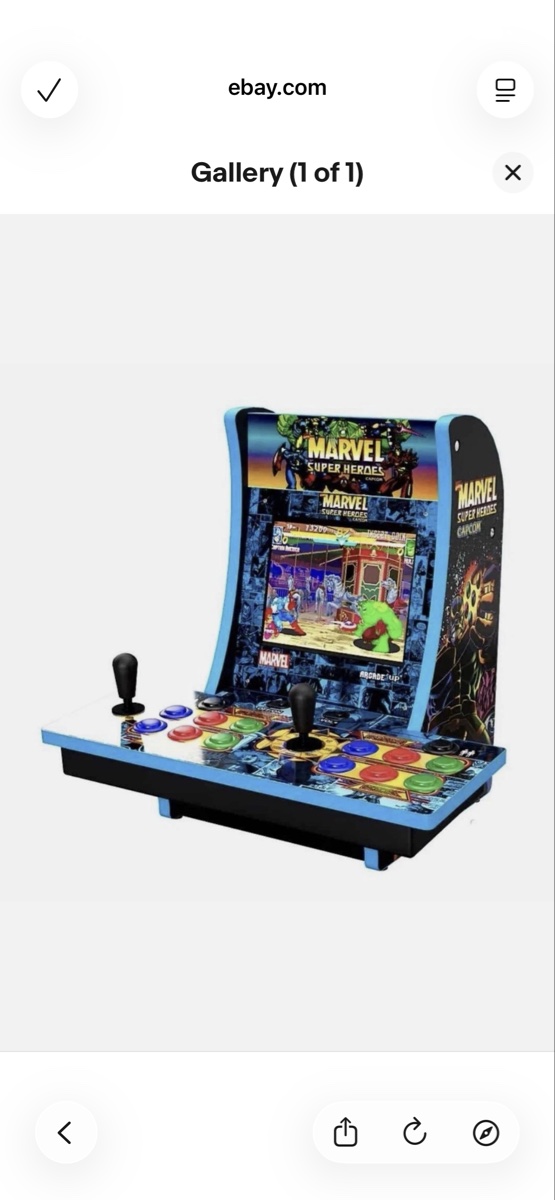 INCOMPLETE . Arcade1Up Marvel Super Heroes Countercade