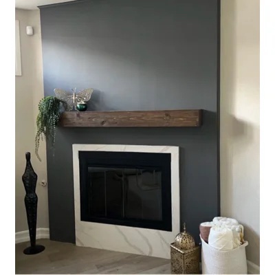 Midwood Rustic XL Fireplace Shelf Mantel