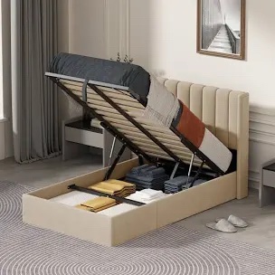 Wooden Bed Frame Component, Box 2 of 2