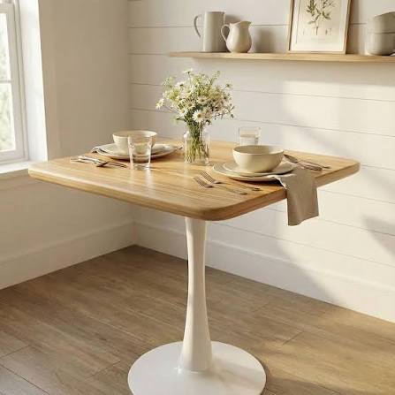 23.6-inch Square Tulip Dining Table for 2