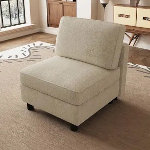 George 1 Seat Armless Sofa