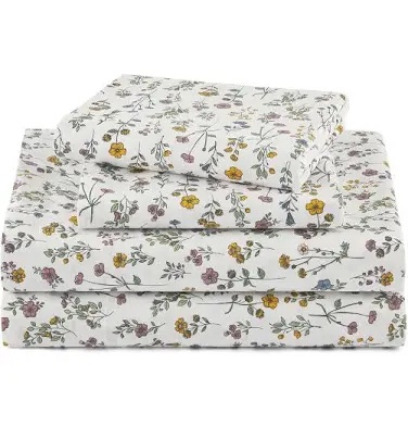 Flower pattern bedsheets