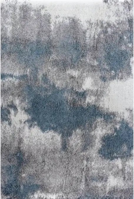 Alban Shag Blue Indoor Area Rug
