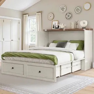 THSQ-KF020349-04 king size bed set