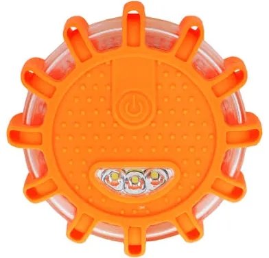 Safety Works Professional Emergency LED and Magnetic Safety Light, 4 inch