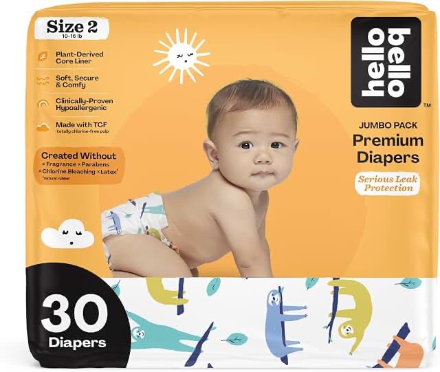 Hello Bello Premium Diapers Size 2 (30 count)