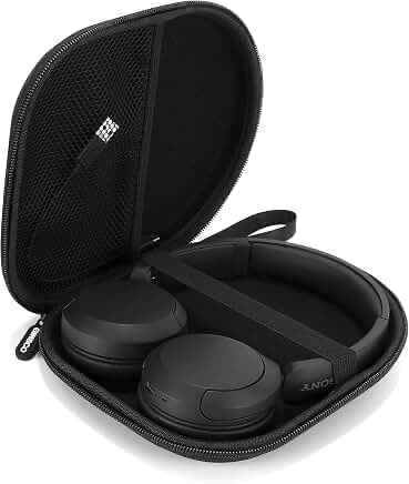 Generic Black Protective Hard Shell Carrying Case for Headphones