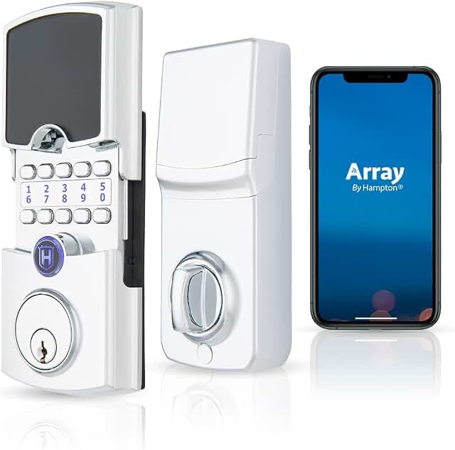 Array by Hampton Smart Door Lock - Polished Chrome