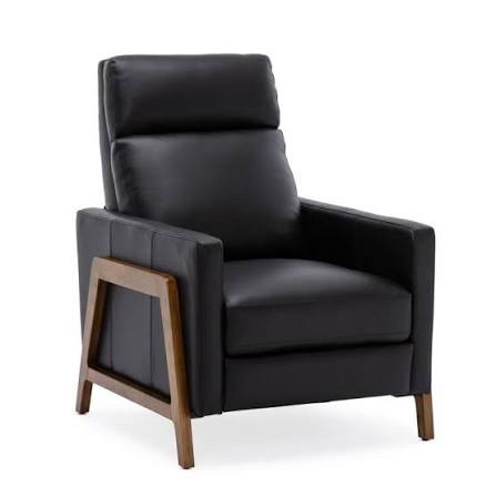Push Back Recliner, Black, Item #8051-50