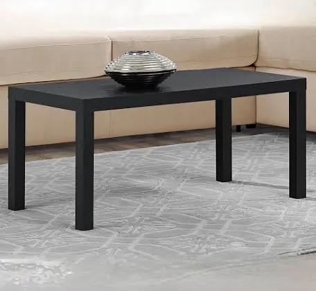 (Corner damage)Damika Rectangular Coffee Table with 2-Tier Storage